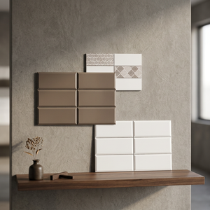 300x450mm Luxury 3D Antistatic Kajaria 30x45cm Wall Decorative Porcelanato 12x18 Tiles Shiny Ceramic for Interior Designer Walls - Product Image 1