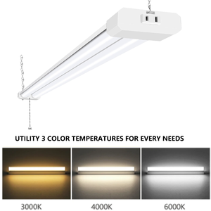 Ip65 Sắt Treo <span class=keywords><strong>LED</strong></span> Ánh Sáng Cửa Hàng Văn Phòng Cắm Trong Có Thể Liên kếtỐng Ánh Sáng 2*<span class=keywords><strong>36W</strong></span> 4ft 120Cm 3cct Lạnh Trắng 6500K Đèn Trần - Product Image 5