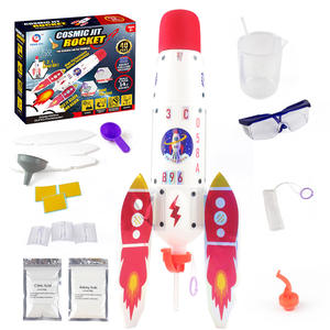 Kit d'expériences scientifiques STEM pour enfants, bricolage, fusée spatiale à vapeur, <span class=keywords><strong>chimie</strong></span>, modèle d'assemblage, jouet éducatif - Product Image 1