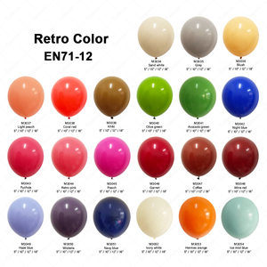 Chất lượng cao hạnh phúc kỳ nghỉ bên trang trí Latex Helium bóng kỳ nghỉ tiêu chuẩn Retro pastel <span class=keywords><strong>Macaron</strong></span> ngọc trai màu Latex bóng - Product Image 5