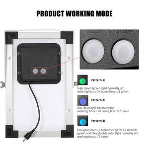 Bomba de aire Solar de 5W para estanque de peces, oxigenador para patio trasero, hidropónico, filtro de esponja, <span class=keywords><strong>Guppies</strong></span>, Burbuja de acuicultura - Product Image 3