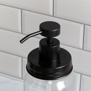 Tarro de vidrio esmerilado ámbar personalizado para cosméticos, vacío, negro, de 4 oz, tarros de vidrio de <span class=keywords><strong>boca</strong></span> ancha tipo Mason con tapas de lujo - Product Image 6