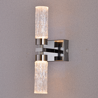 Lampe murale minimaliste nordique, lampe de chevet, lumière de chambre et de salon, lampe murale créative en acrylique de luxe personnalisée