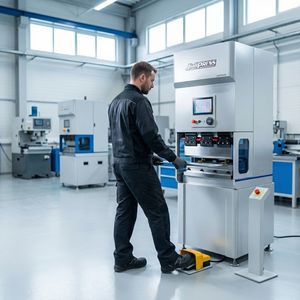 Pressa Piegatrice Elettrica Mini Stile 35T800mm con Doppio Servo e Dimensioni Minime di 3T200mm per Piegare Lamiere in Acciaio al Carbonio da 5,3mm - Product Image 3