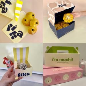 Sacs en papier kraft en gros avec fenêtre et fermeture à languette, qualité alimentaire, pour lait, biscuits, café, pop-corn - pour boissons et collations - Product Image 5