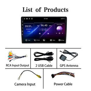 Reproductor Multimedia Henmall Universal 2 Din de 9 Pulgadas <span class=keywords><strong>con</strong></span> <span class=keywords><strong>Pantalla</strong></span> Táctil IPS, Navegación GPS, Android, Reproductor de DVD para Auto, Estéreo para Auto, Radio para Auto - Product Image 6