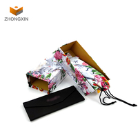 Tiroir de lunettes de soleil à logo personnalisé, boîte d'emballage en papier spécial, boîte extérieure de lunettes avec étui et chiffon