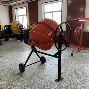 Drum listrik, roda kecil Dorong Tangan ke lokasi konstruksi renovasi semen multifungsi pencampur cepat - Product Image 6