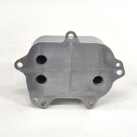 Refroidisseur d'huile moteur 03N117021B pour Audi A4/A5/A6/Q5 et VW Passat 2.0 TDI |   Échangeur de chaleur en aluminium avec joint d'étanchéité - Remplacement OE
