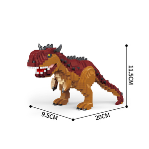 Jurassic Thief Dragon Tyrannosaurus Rex Double Ridgesaurus, Bloques de Construcción Educativos de Nanopartículas, Juguetes para Niños - Product Image 5