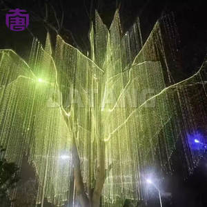 Lámpara Decorativa con Motivo de Árbol de Fibra Óptica, Impermeable IP65, para Eventos en Parques y Paisajes Festivos - Product Image 2
