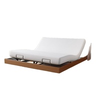 Base de lit électrique intelligente à gravité zéro avec matelas en mousse à mémoire de forme, cadre de lit ergonomique pour un sommeil sain, mobilier de chambre principale