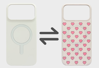 Usine en gros coréen Original téléphone étui 3D Sublimation transfert de chaleur téléphone portable étui magnétique pour iPhone 17 série