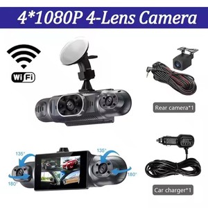 2025 Neue FHD1080P Auto kamera mit 4 Kanälen Vorder-und Rückseite IPS Screen Dash Cam Abarth Marke 12 Monate Garantie - Product Image 2
