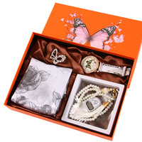 Coffret Cadeau en Papier avec Nœud pour la Saint-Valentin, Mariage, Anniversaire, Pâques, Demoiselle d'honneur, Style Professionnel