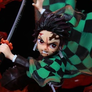Figurina GK in PVC di <span class=keywords><strong>Tanjiro</strong></span> Kamado Co-Branded Jianke, Illuminabile con Facce Intercambiabili, Vendita all'Ingrosso <span class=keywords><strong>Anime</strong></span> - Product Image 2
