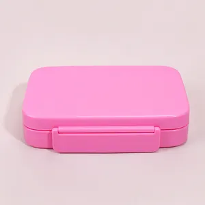 Hot Lunchbox Kids Bpa Free Compartment Food Storage Box Kids Sillicon Bento Lunch Box With Lid