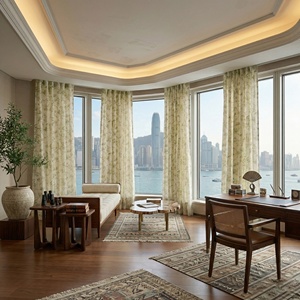 Rideaux en lin doublés JINCHAN éco-responsables, draperies florales double épaisseur, isolation thermique de qualité professionnelle <span class=keywords><strong>pour</strong></span> complexes haut de gamme - Product Image 1