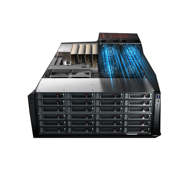 Brand New FusionServer G5500 V7 GPU Server Applications in  AI Inference HPC Database  Processors 10 X DW GPUs 32(4 TB) in Stock