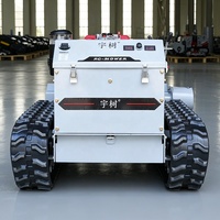 Tondeuse robot commerciale pour campus, professionnelle, thermique 4 temps, 420 cm³, télécommandée sans fil, pour espaces verts de bureau