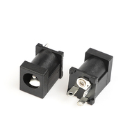 Connecteur vertical DIP 3 broches 2,0 mm LY-DC-A16, prise d'alimentation CC femelle à broches, boîtier en nylon RCA, connecteur en laiton 1A 30V LEYE