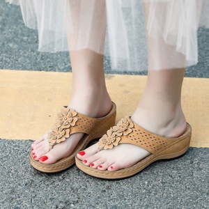 Sandali Quadrati da Donna Bohémien Retrò con Logo Personalizzato, Punta Aperta, Piattaforma Romana, Aumento di Altezza, Slip-On Estivi, Antiscivolo - Product Image 6