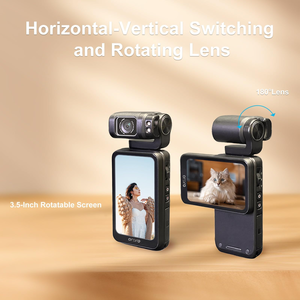 Ordro M3 5K Video Máy Quay Phim 48MP UHD 4K/60fps Cầm Tay Kỹ Thuật Số Youtube Vlogs Máy Ảnh 3.5 ''Xoay IPS Màn Hình 3250MAh Pin - Product Image 2