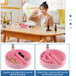 Usine directe <span class=keywords><strong>LED</strong></span> maquillage G3 <span class=keywords><strong>anneau</strong></span> pliant <span class=keywords><strong>anneau</strong></span> de miroir lumière de remplissage avec <span class=keywords><strong>support</strong></span> de téléphone de <span class=keywords><strong>support</strong></span> de miroir - Product Image 4