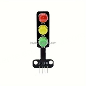 Módulo de Señalización de Tráfico LED, Luz Roja, Verde y Amarilla, Módulo Emisor de Luz Tricolor, Bloque Electrónico de 5V - Product Image 2