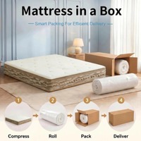 Meistverkaufte Hybrid-Matratze mit Einzeltaschenfederkern, Kühlgelschaum, Vakuumverpackt, Bett in Box, Master-Bett für Zuhause