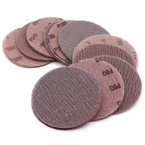 Disques abrasifs en maille rouge de 4 pouces (100 mm) sans poussière, disques abrasifs en filet pour le ponçage à sec du bois, du métal, du verre, du plastique - Product Image 2