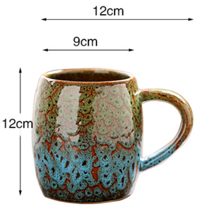 Taza de Café Extra Grande de Cerámica, Taza de Leche con Asa, Taza de <span class=keywords><strong>Desayuno</strong></span> Creativa con Acabado Glaseado, Vajilla Estética para Oficina - Product Image 6
