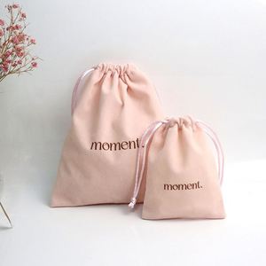 Custom Logo Velvet Dust <b>Bag</b> for Jewelry for Rings Necklaces Earrings and Bracelets Recyclable <b>Makeup</b> Cosmetic Support - Product Image 5