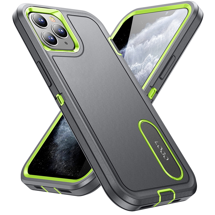 Для iPhone 12 Pro max оптом чехол-гибрид с защитой от ударов и 3 в 1 мобильный телефон утолщенная задняя крышка для сотового телефона и iphone