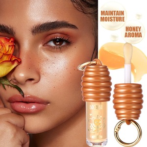 Tu Logo Francin Gloss Lip Oil Golden Brown, Bálsamo Labial Hidratante con Brillo y Textura de Panal, Esencia Herbal Nutritiva para el Cuidado de Labios Suaves - Product Image 4