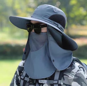 New Sun hat có thể tháo rời mặt trời bảo vệ lớn rim mùa hè leo núi câu cá hat ngoài trời UV bảo vệ Sun hat cho nam giới - Product Image 4
