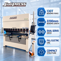 Presse plieuse CNC électrique compacte 130T 2200mm à double servo, haute précision, sans huile, à économie d'énergie pour atelier de fabrication de tôles