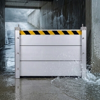 Barrière anti-inondation détachable personnalisée de haute qualité, panneaux de retenue d'eau pour sous-sol d'usine, équipement de sécurité, usage industriel