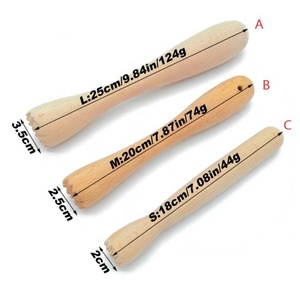 Outils de Bar <span class=keywords><strong>Mojito</strong></span> Cocktail Muddler en bois fruits glace citron agitateur en bois Muddler - Product Image 2