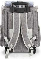 Sac à dos de transport pour animaux de compagnie MGB OEM, imperméable, souple, avec roulettes, pour chiens, chatons, voyages, respirant, chariot pour chien