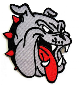 Testa gialla Bulldog <span class=keywords><strong>Pitbull</strong></span> Dog Cartoon Animal Sticker ricamo Patch Cute Puppy Pug Dog <span class=keywords><strong>Pitbull</strong></span> Bulldog Dog Pet Iron-on Patch - Product Image 4