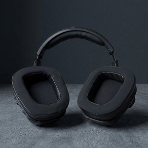 Coussinets d'écouteurs en cuir PU protéiné noir et flanelle pour Logitech G933 G633 G933s G633s – Vente en gros directe usine - Product Image 5