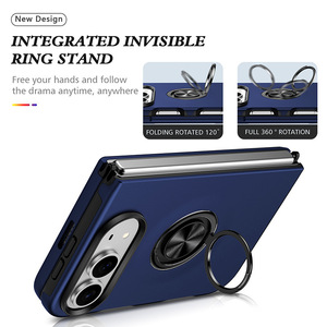 Funda Plegable Antigolpes Estilo Armadura para iPhone <span class=keywords><strong>Duo</strong></span>, Carcasa Anticaídas para iPhone 18 Fold - Product Image 5