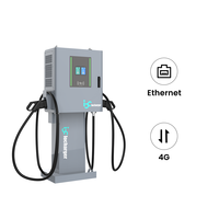 Borne de recharge rapide DC standard européenne OCPP 2.0.1 ISO15118 Plug and Charge 30 kW 60 kW, chargeur DC mural pour VE avec paiement par carte bancaire