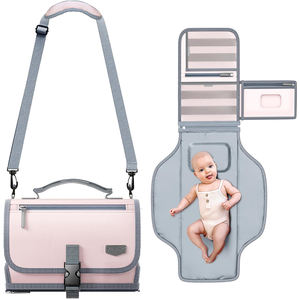 Échantillon gratuit Sac à langer portable pour bébé avec design doux Tapis de sécurité pour voyage pour bébé Camping Tapis à langer portable pour bébé - Product Image 4