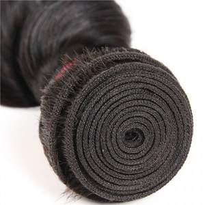 סיטונאי שיער ברזילאי גולמי בתולה cuticle מיושר כיתה 12a גוף שיער אנושי חבילות קצוות מלאים - Product Image 4