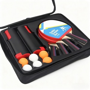 <span class=keywords><strong>Kit</strong></span> de <span class=keywords><strong>Ping</strong></span>-<span class=keywords><strong>Pong</strong></span> Professionnel en Bois Écologique pour la Vente en Gros – Raquettes de Tennis de Table, 6 Balles, Filet Portable, Entraînement Extérieur, Personnalisable - Product Image 2