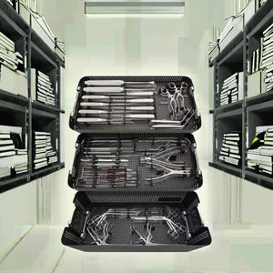 Juego de instrumentos de cirugía espinal básica de madera cervical ortopédica Manual de alta calidad, Kits de ortopedia para laminectomía Espinal de acero - Product Image 2