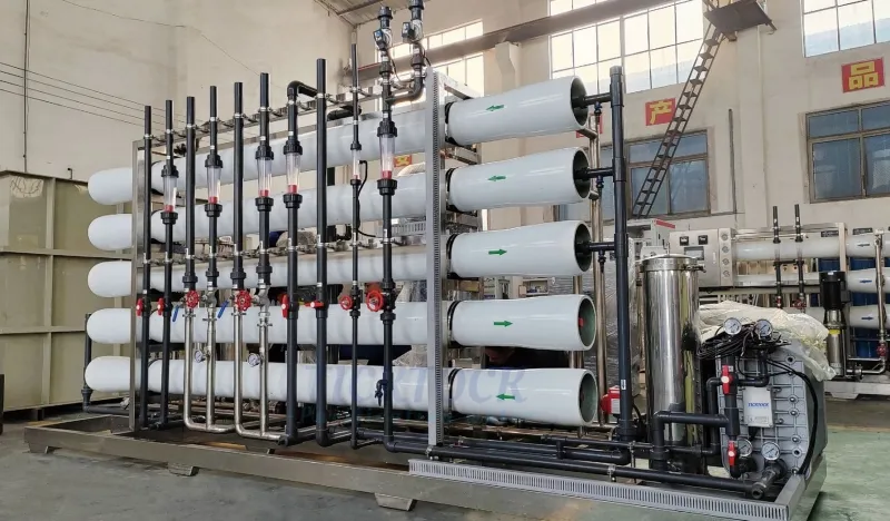 Osmose inverse domestique 5T EDI filtre alcalin osmose inverse système complet machines de purification d'eau distillée systèmes