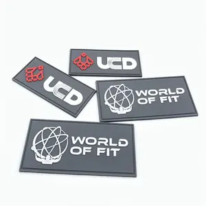 Пользовательские 3D силиконовые резиновые значки, Красочная Одежда, ПВХ резиновые этикетки для пользовательского бренда
